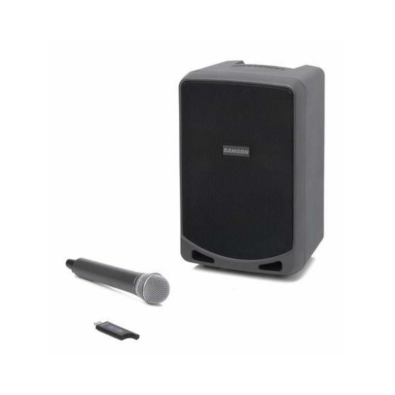 Caja Activa Portable Con Bluetooth y Micrófono Samson XP106W