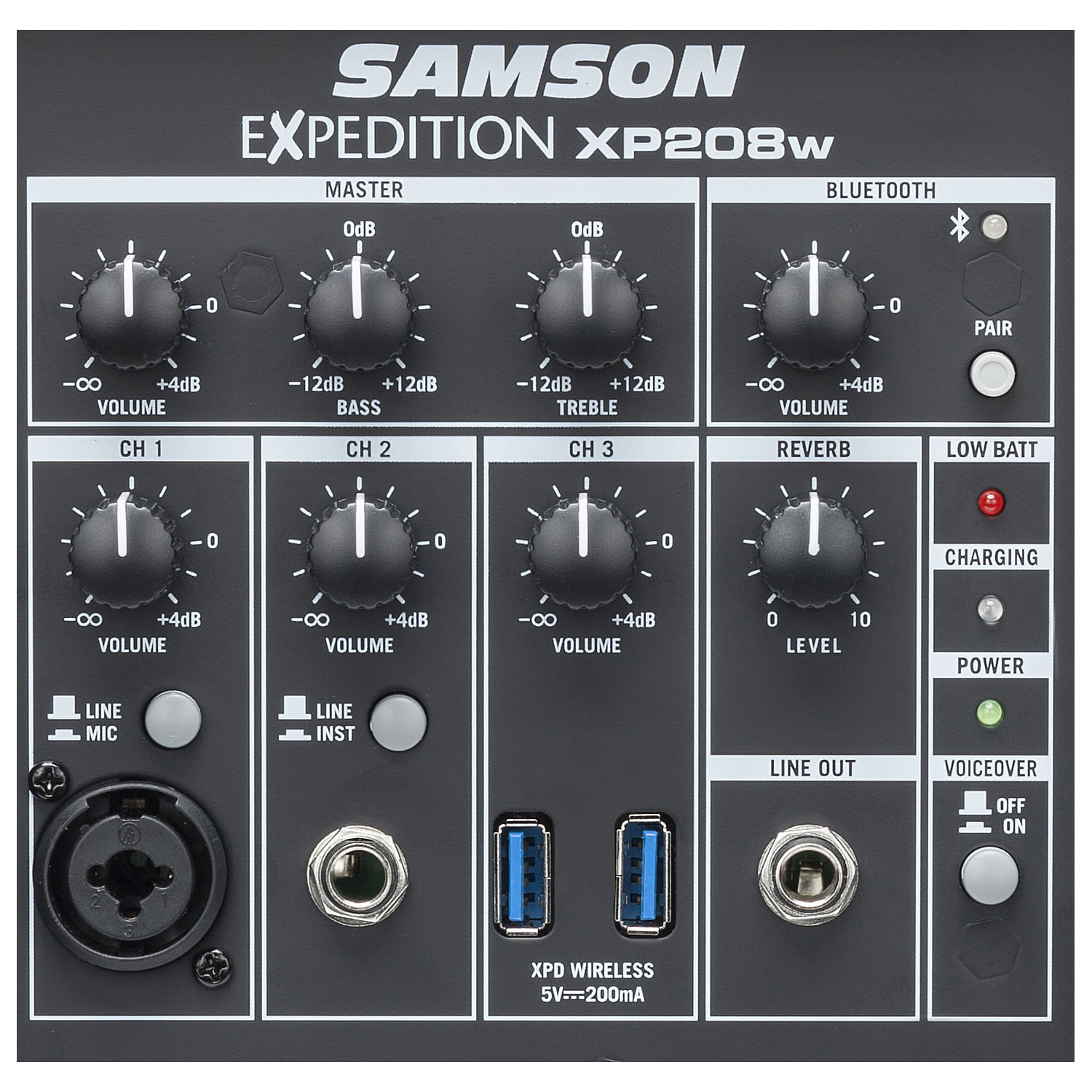 Caja Activa Portátil Samson XP208W - con Mic/BT foto 5