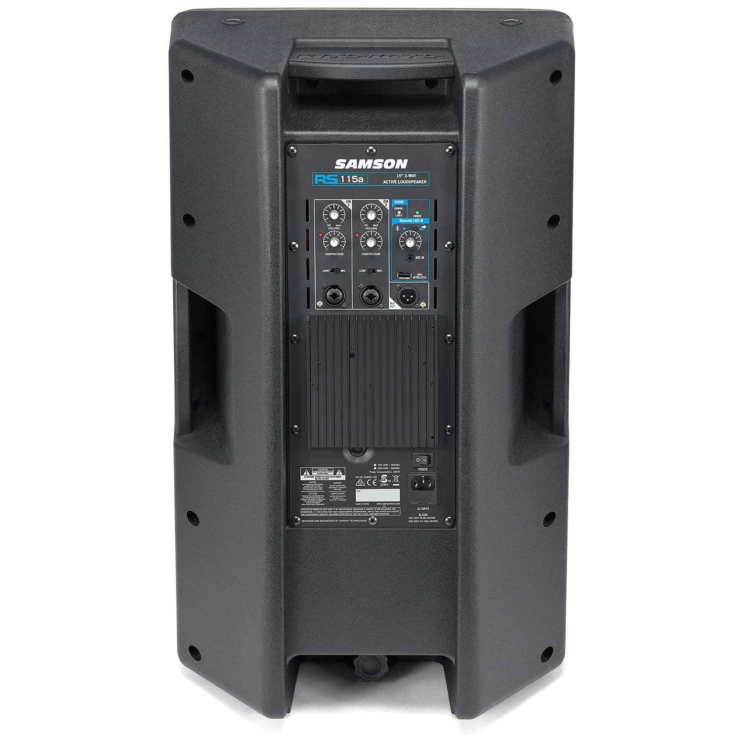Caja Acústica Activa Con Bluetooth Samson RS115A - 200w foto 2