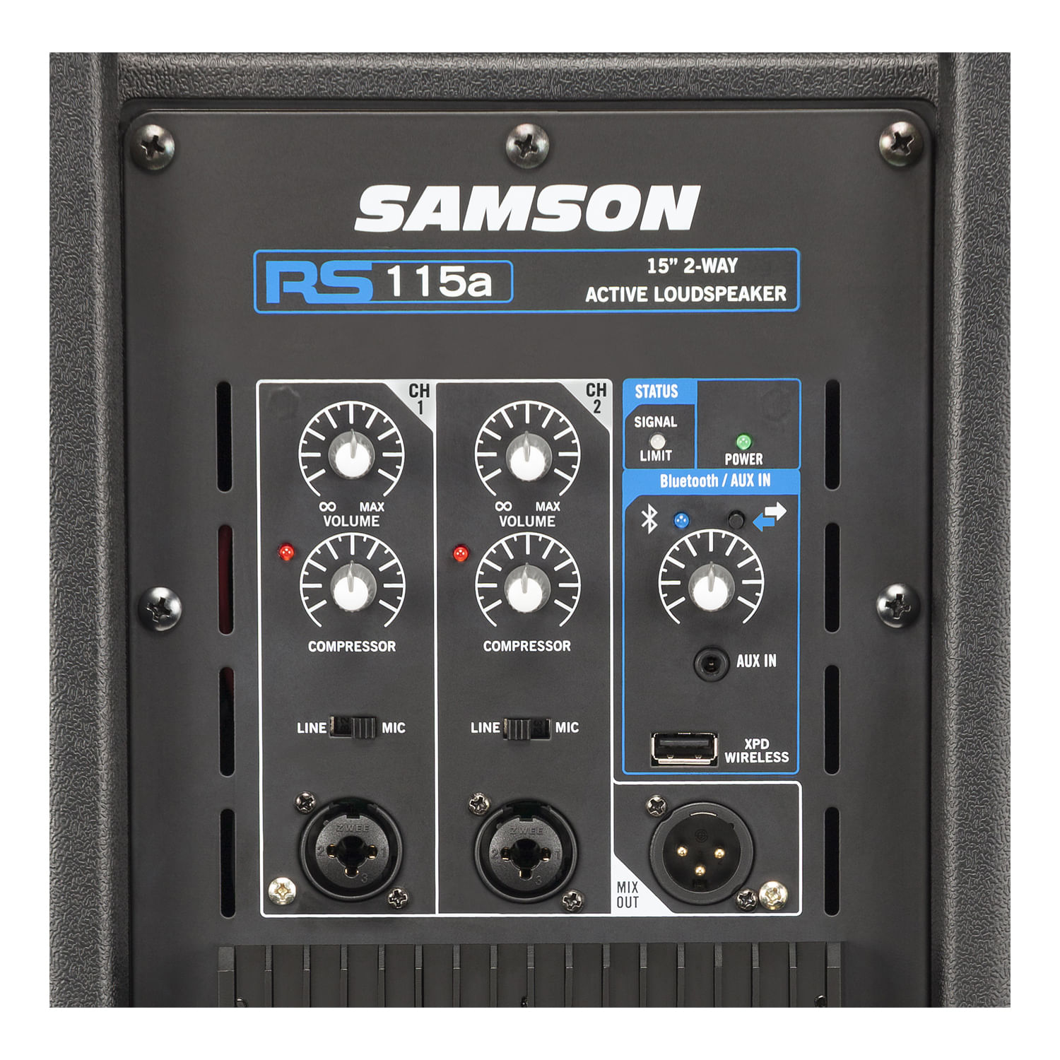 Caja Acústica Activa Con Bluetooth Samson RS115A - 200w foto 5