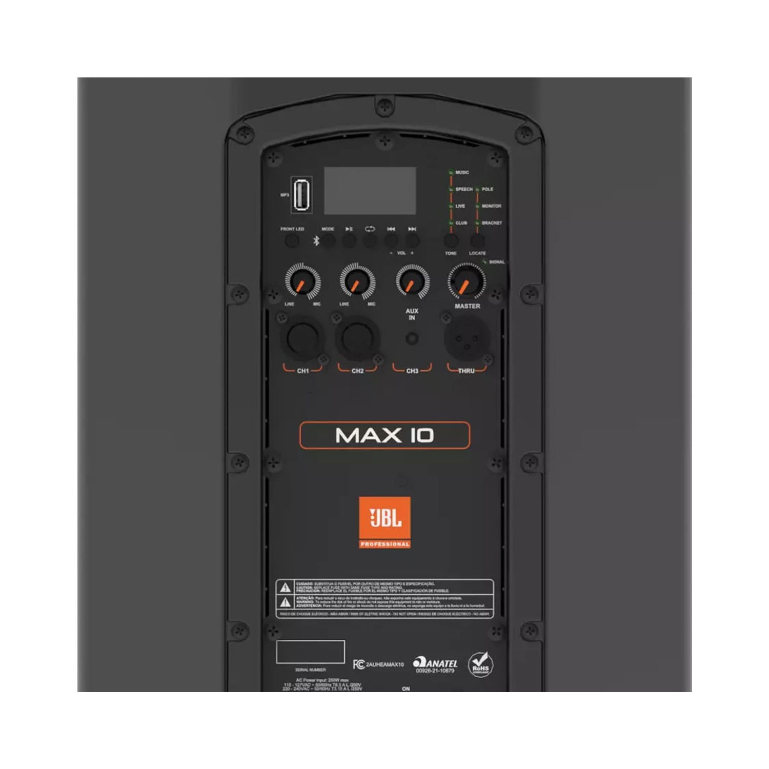 Caja acústica activa JBL MAX 10 Bluetooth - 250W 10" foto 5