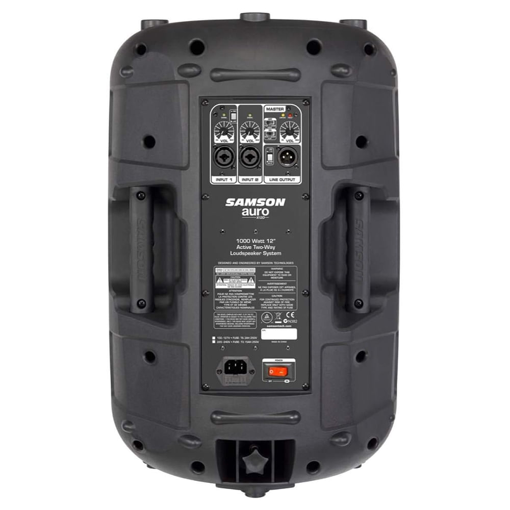 Caja Acústica Activa Samson AURO X12D - 500w foto 3