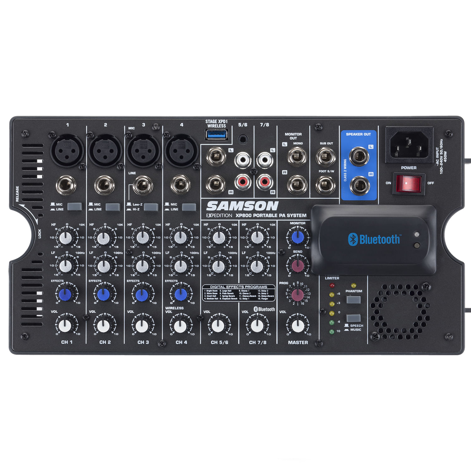 Caja acústica activa Samson XP800 - con Bluetooth foto 4