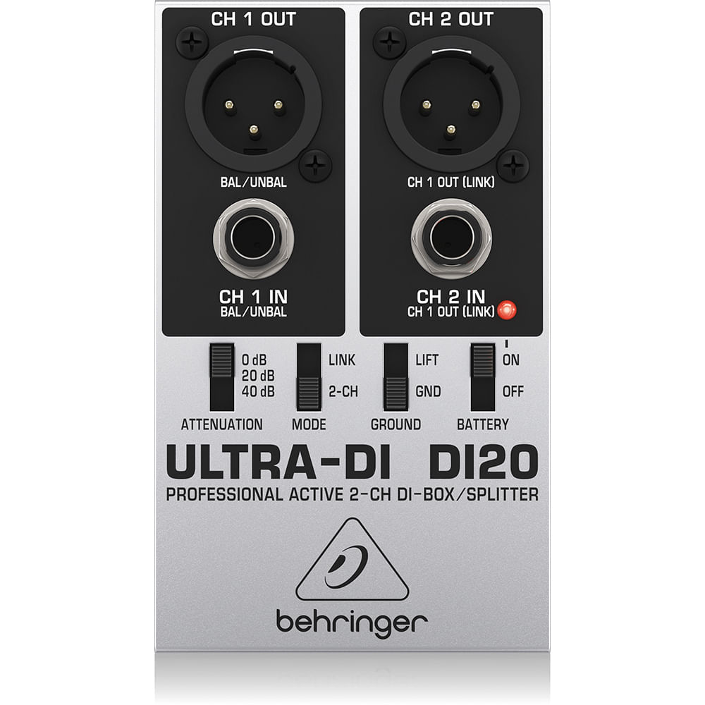 Caja Directa Activa Estéreo Behringer DI20