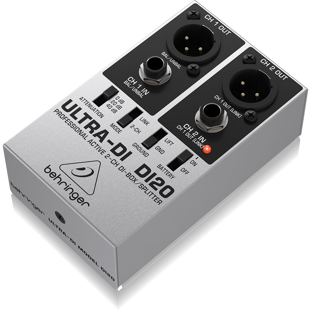 Caja Directa Activa Estéreo Behringer DI20 foto 3