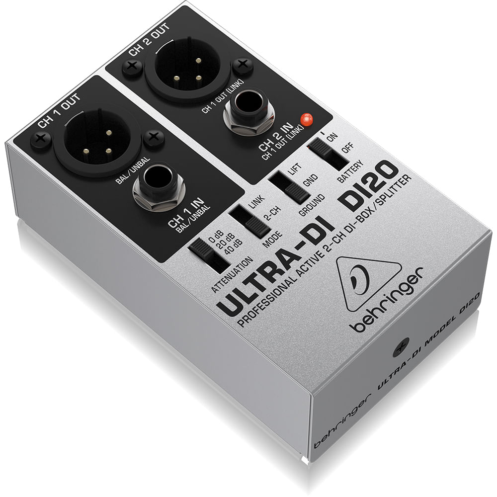 Caja Directa Activa Estéreo Behringer DI20 foto 4