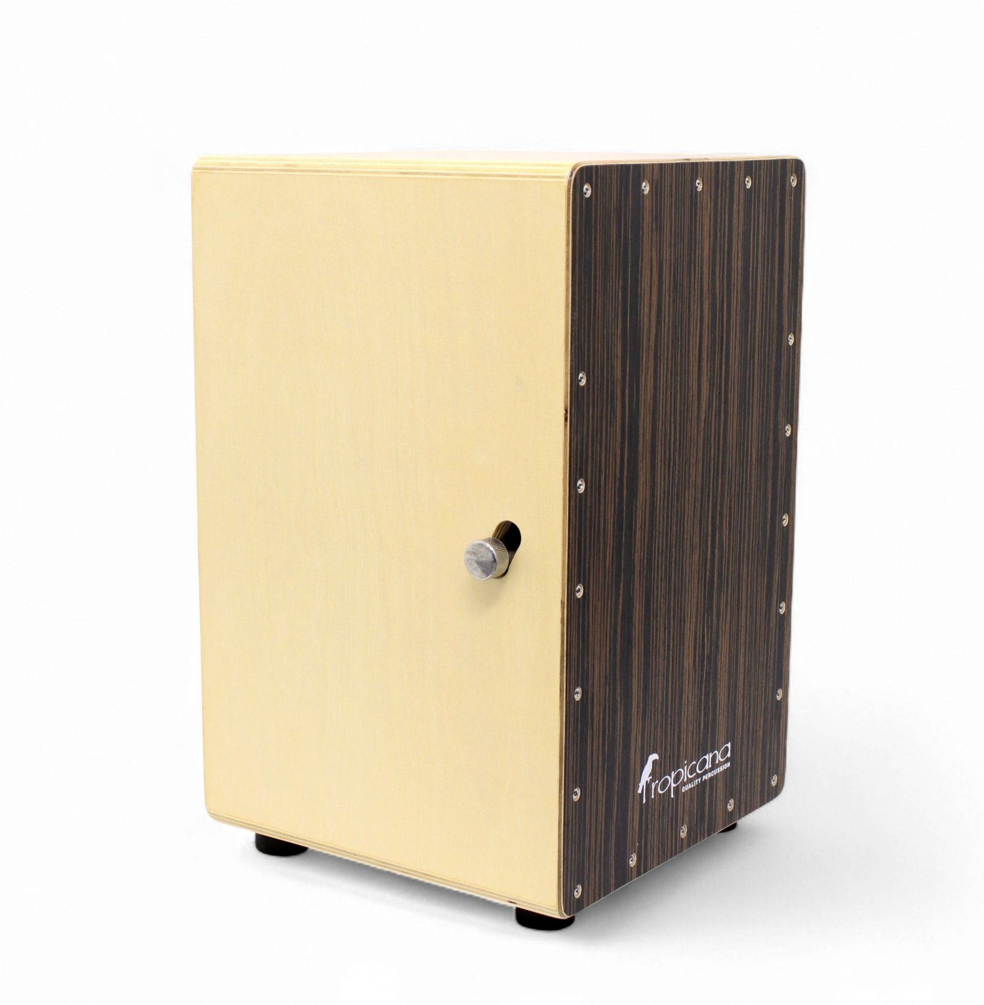 Cajón Tropicana Double Snare Ebony Stripe con funda CJ1322-HT