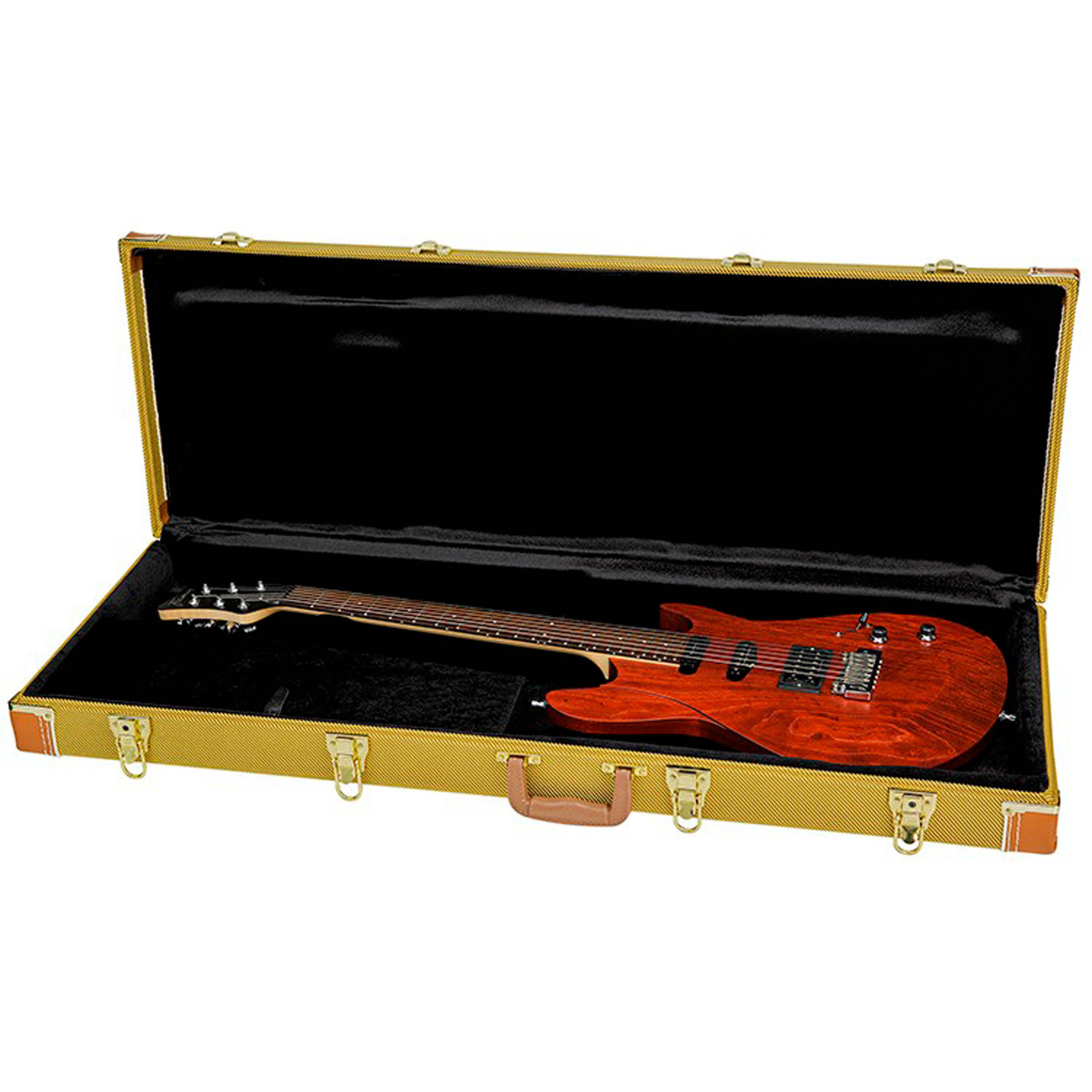 Case de guitarra eléctrica Rockbag RC 10606 VT/SB Vintage Tweed foto 4