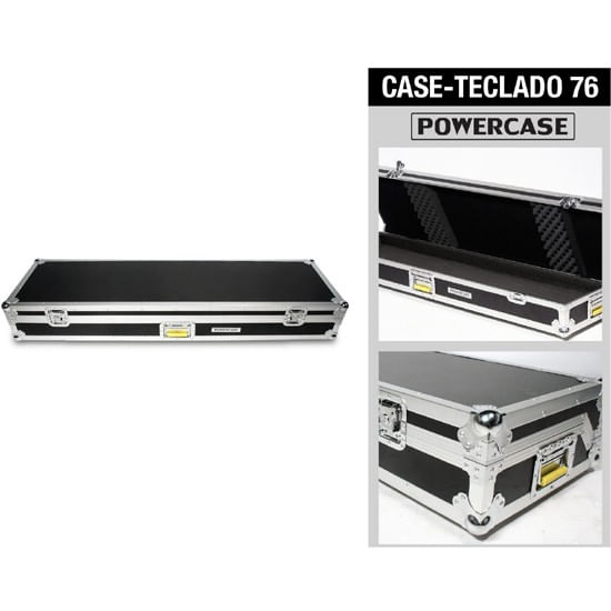 Case Powercase para teclado de 76 teclas