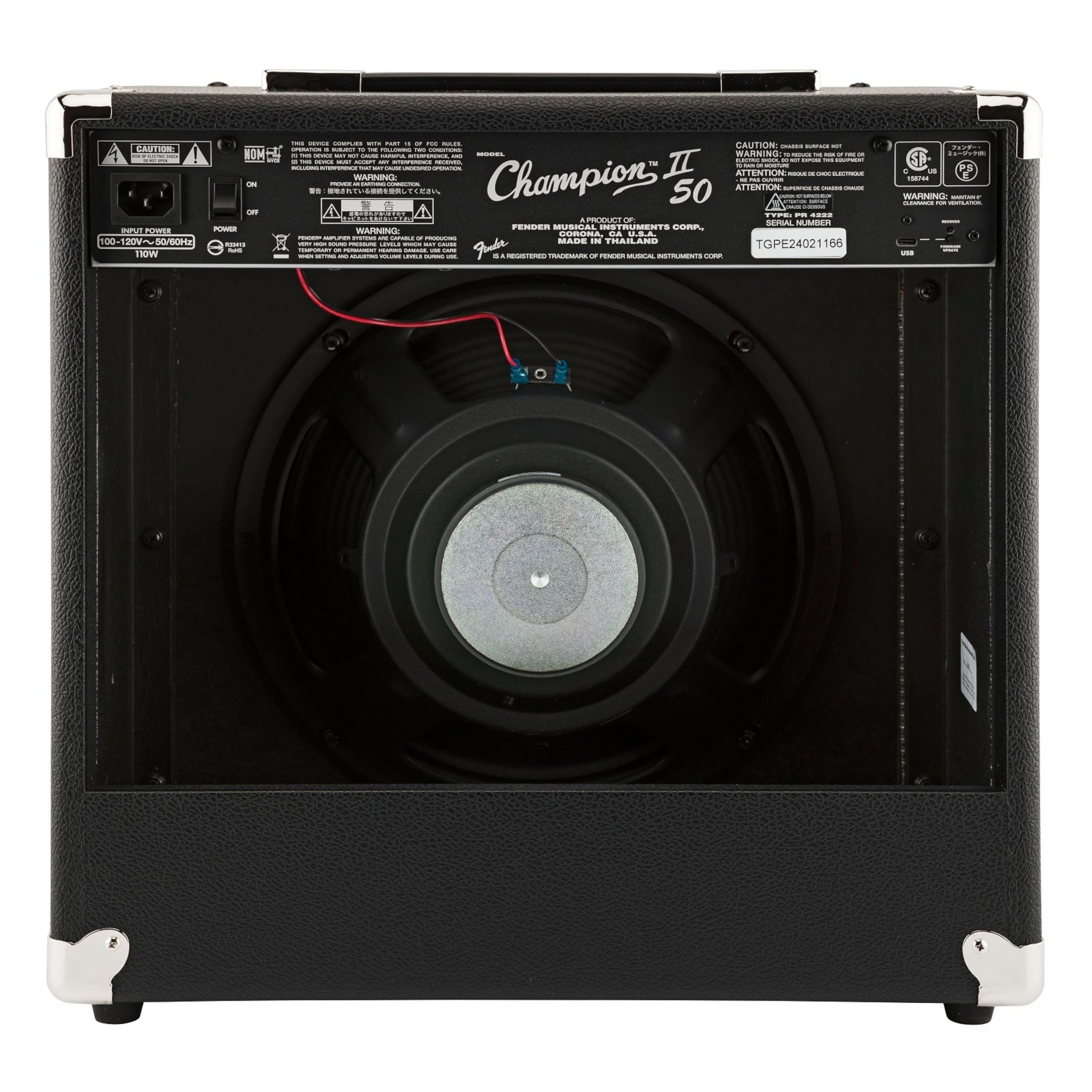 Combo de guitarra Fender Champion II de 50 watts foto 2