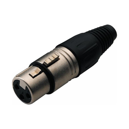 Conector Rockcable XLR hembra RCL10001P de plástico