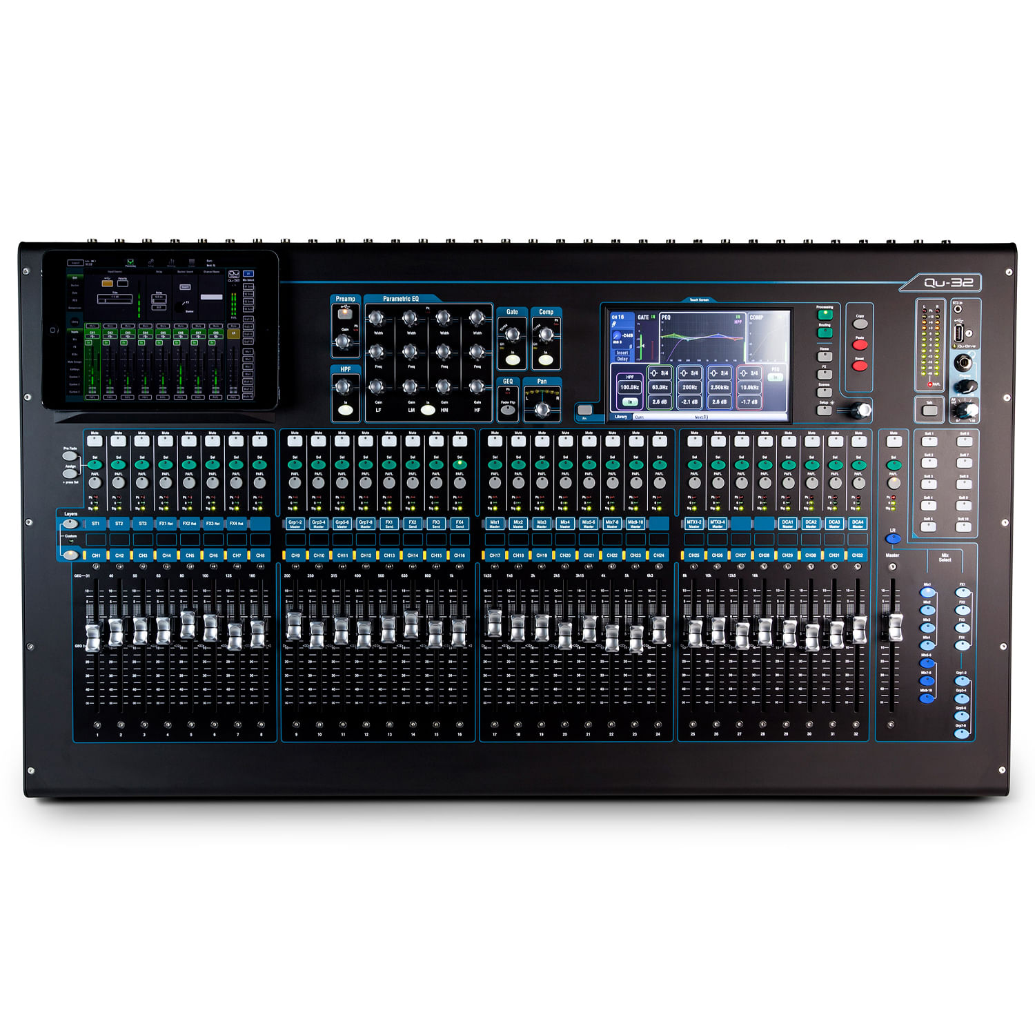 Consola digital Allen & Heath QU32 - con faders motorizados foto 3