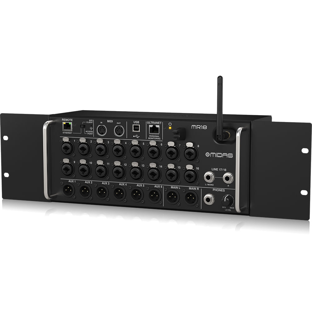 Consola Digital Con Interfaz MIDAS MR18 - 18CH - Wifi foto 3