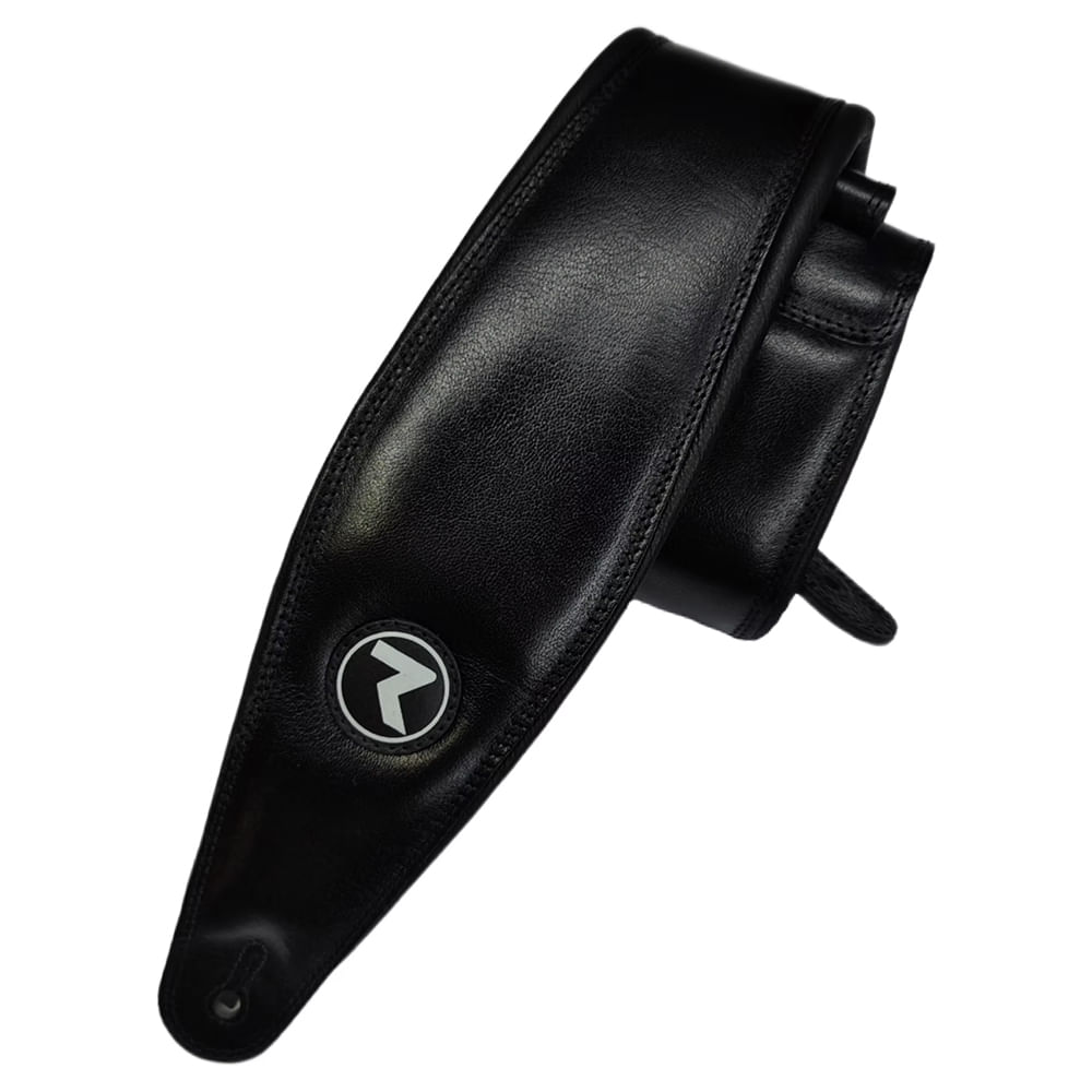 Correa De Cuero Raven Straps Trinity 4" - Black