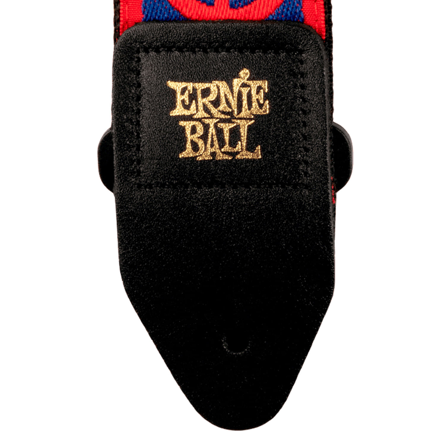 Correa de guitarra Ernie Ball Jacquard - R/B Peace Love foto 2