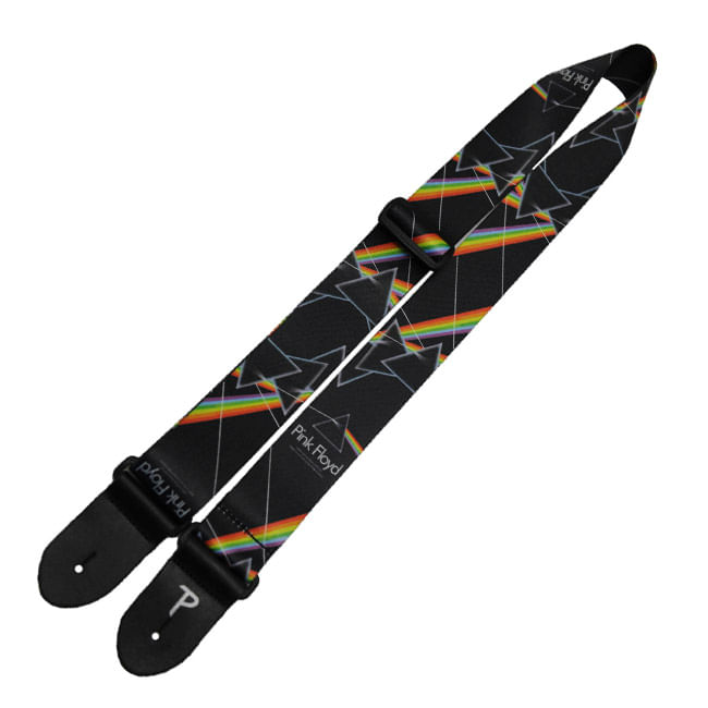 Correa de guitarra Perri's Leathers Pink Floyd "Dark Side" LPCP-8090