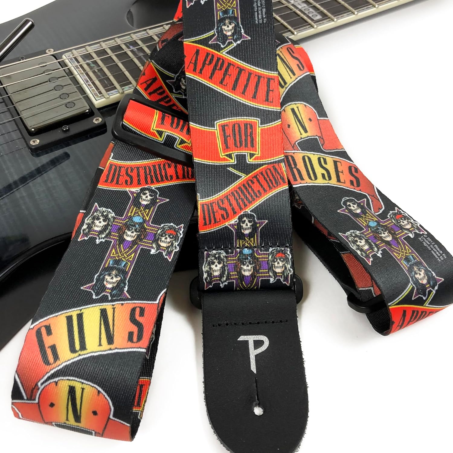 Correa de guitarra Perri's Leathers con diseño Guns n' Roses LPCP-6013 foto 3