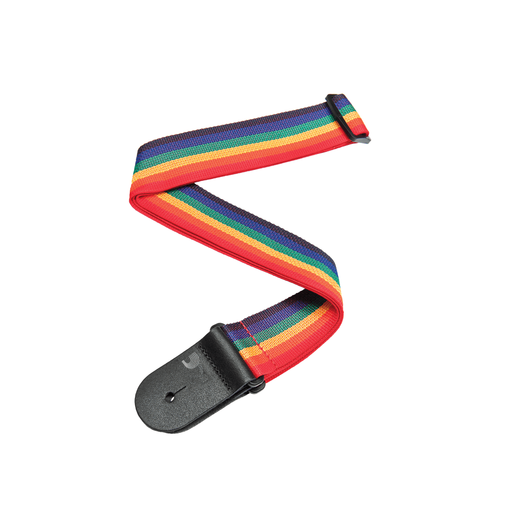 Correa para guitarra Daddario PWS-111 color Arcoíris