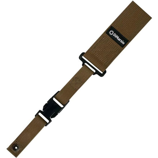 Correa para guitarra Dimarzio con sistema Cliplock DD2200 color café
