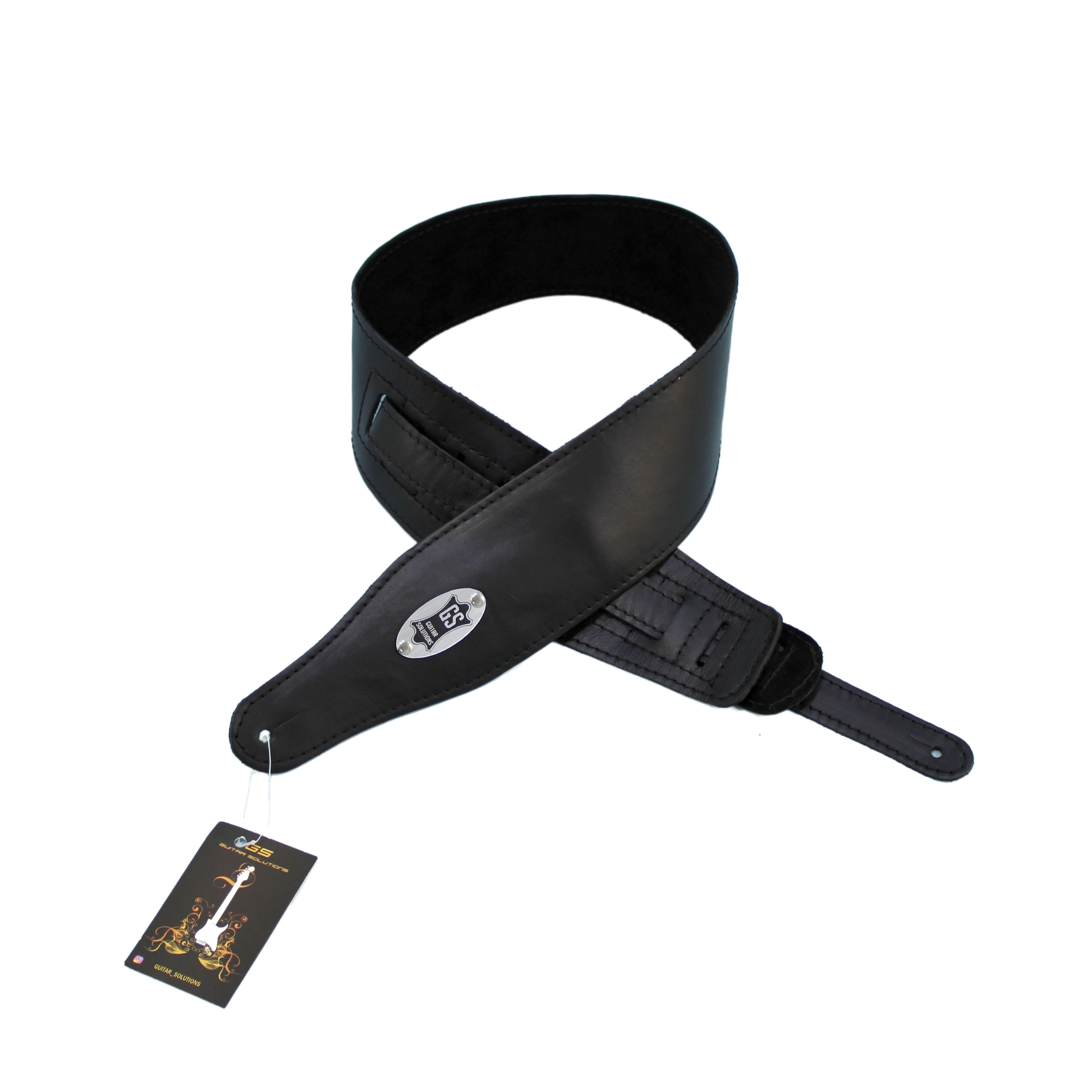 Correa para guitarra eléctrica de cuero Guitar Solutions WCST-LBK