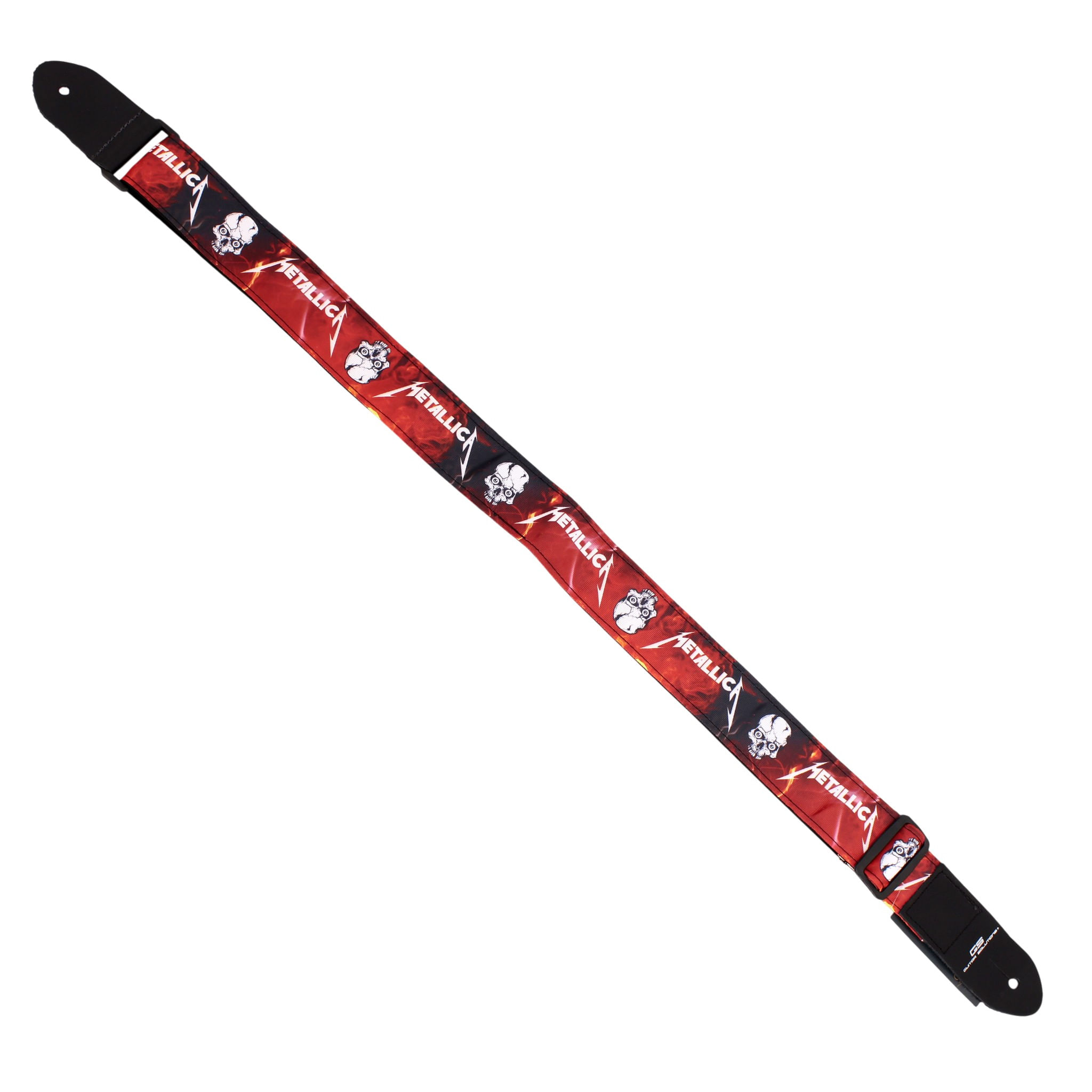 Correa para guitarra Guitar Solutions Metallica color rojo GS-MT2