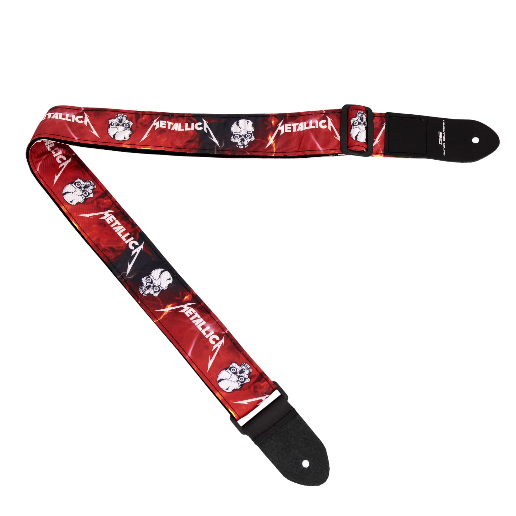 Correa para guitarra Guitar Solutions Metallica color rojo GS-MT2 foto 2