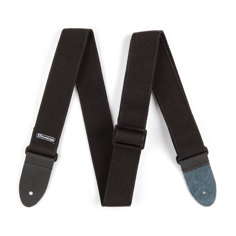 Correa para guitarra o bajo Dunlop D3809BK color negro