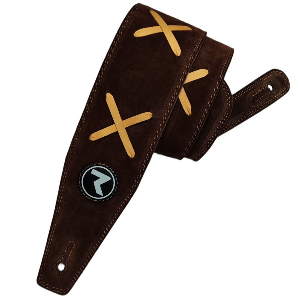 Correa Para Guitarra Raven Straps Signature Gilmour 3" - Brown