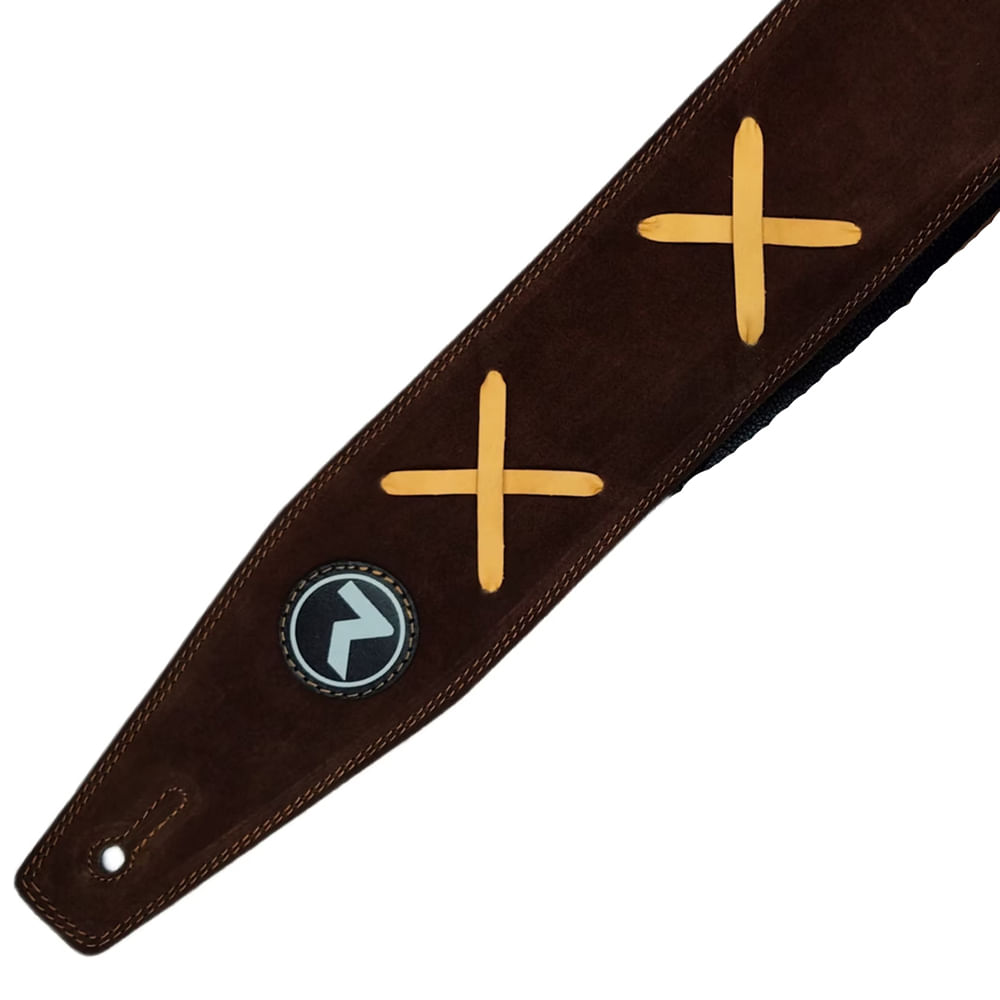 Correa Para Guitarra Raven Straps Signature Gilmour 3" - Brown foto 3