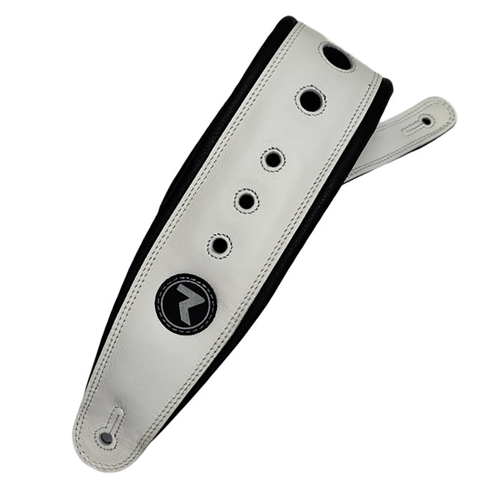 Correa Para Guitarra y Bajo Raven Straps Cosmos 3" - White/Black