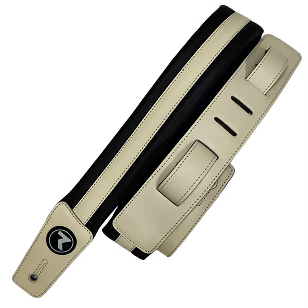 Correa Para Guitarra y Bajo Raven Straps Ft. MKII 2" - Olympic White foto 2