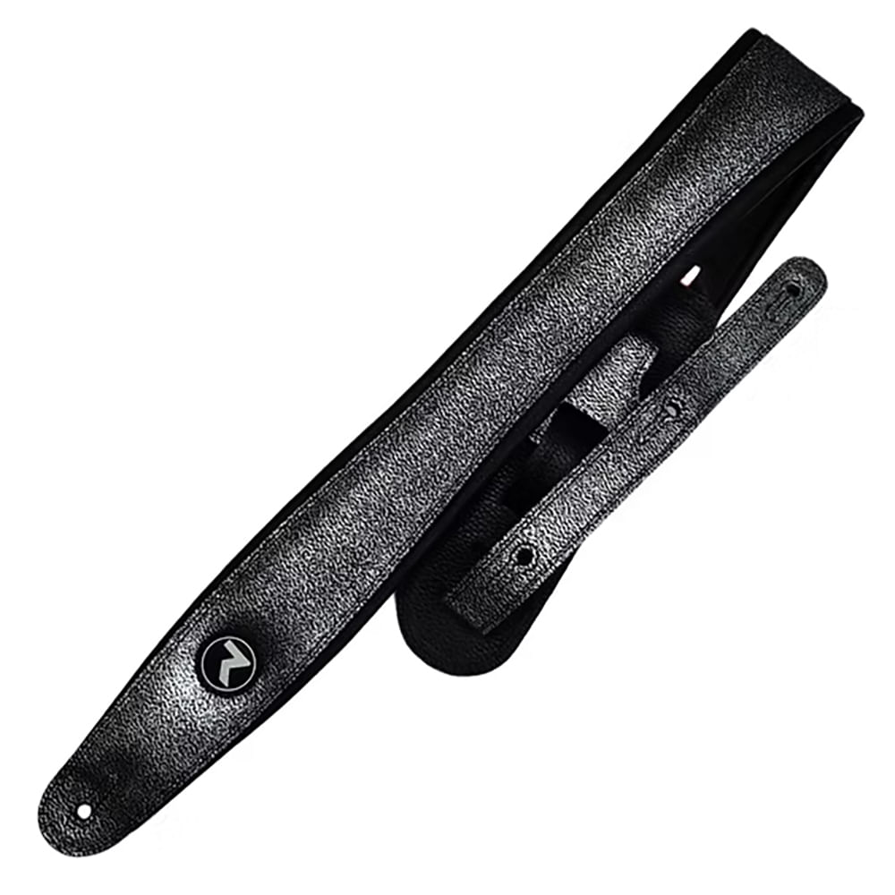 Correa Para Guitarra y Bajo Raven Straps Trinity 3" - Silver Foil foto 3