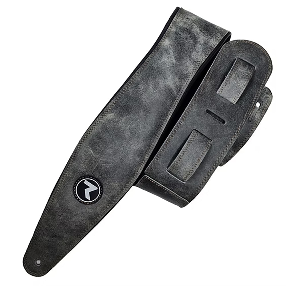 Correa Para Guitarra y Bajo Raven Straps Trinity 4" - Gray foto 2