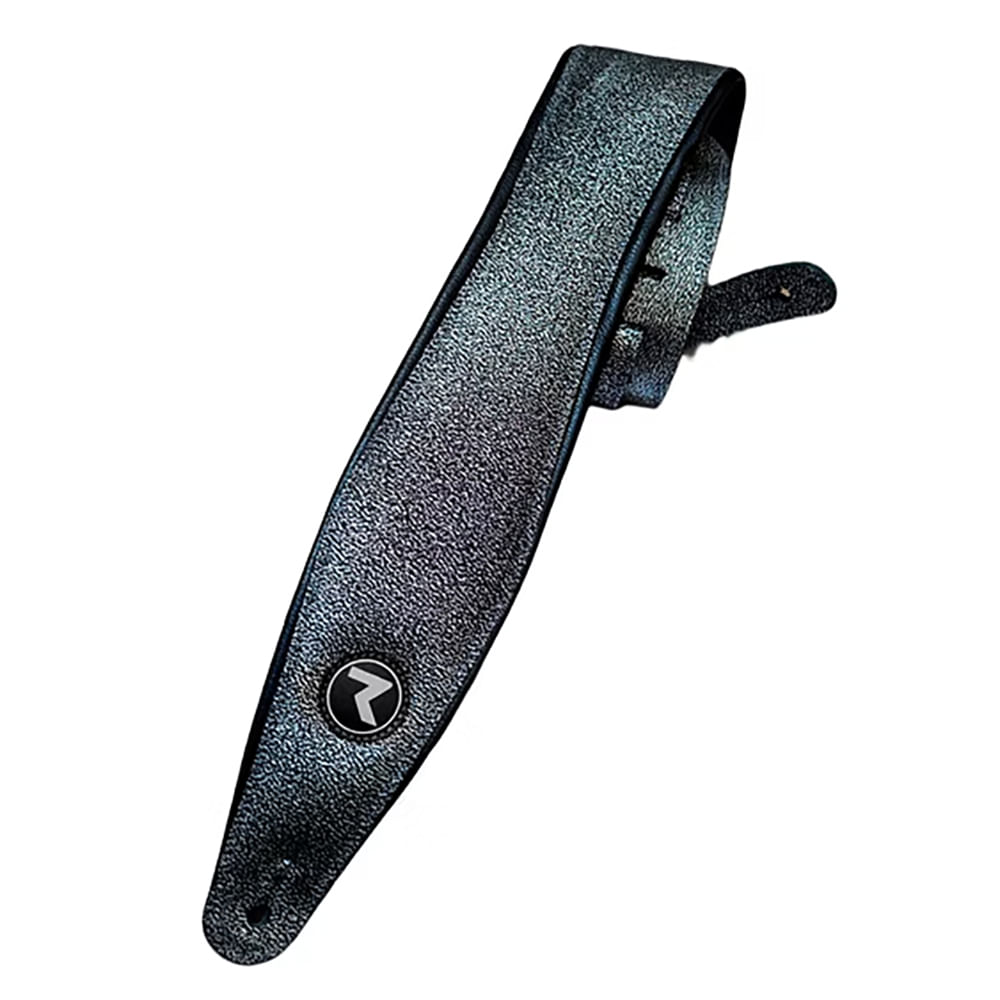 Correa Para Guitarra y Bajo Raven Straps Trinity 4" - Silver Foil