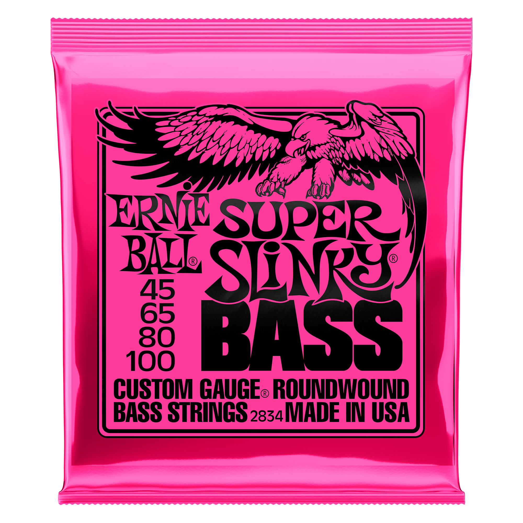 Cuerdas bajo Ernie Ball P02834 BASS SUPER SLINKY
