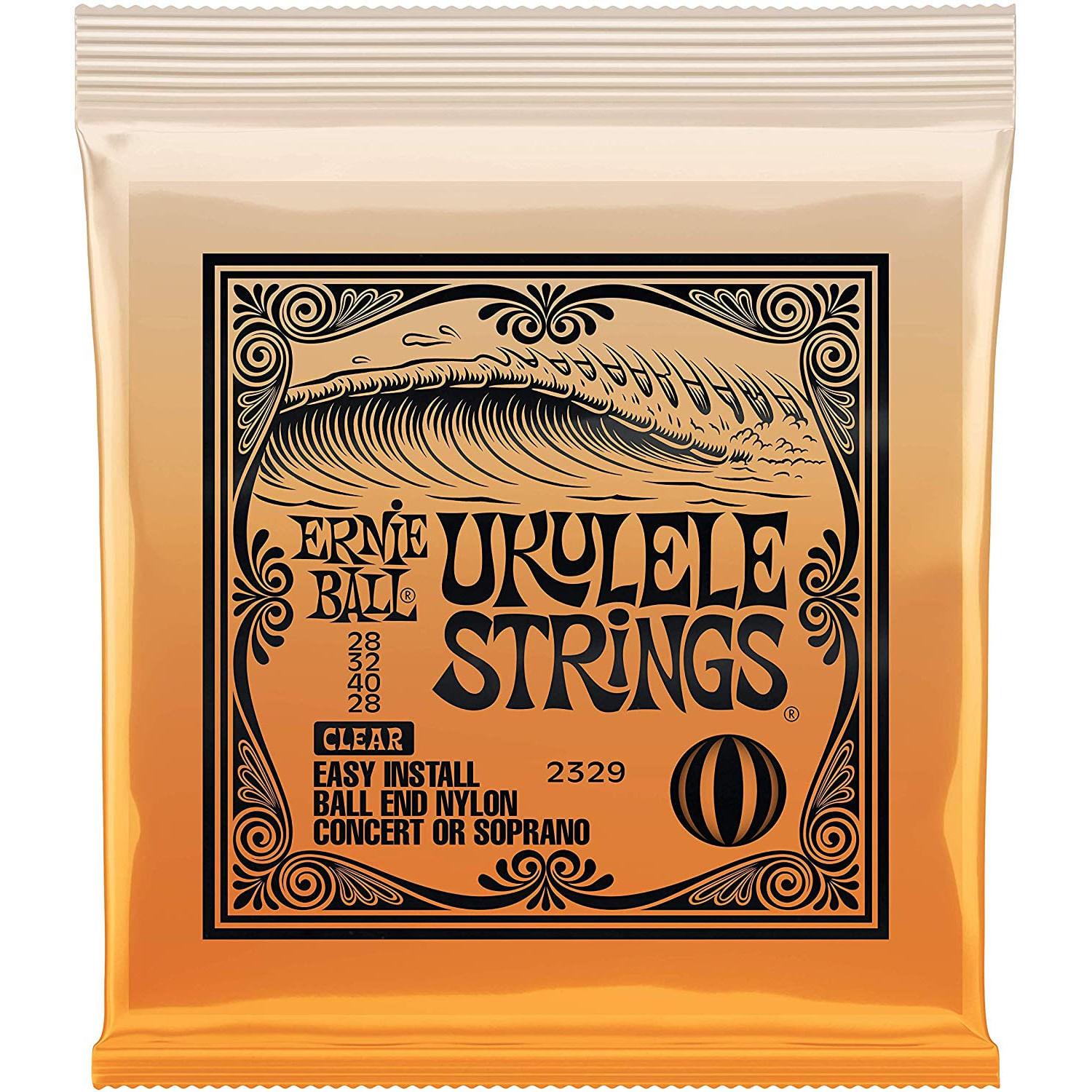 Cuerdas de nylon para Ukelele Ernie Ball P02329 - Concert/Soprano