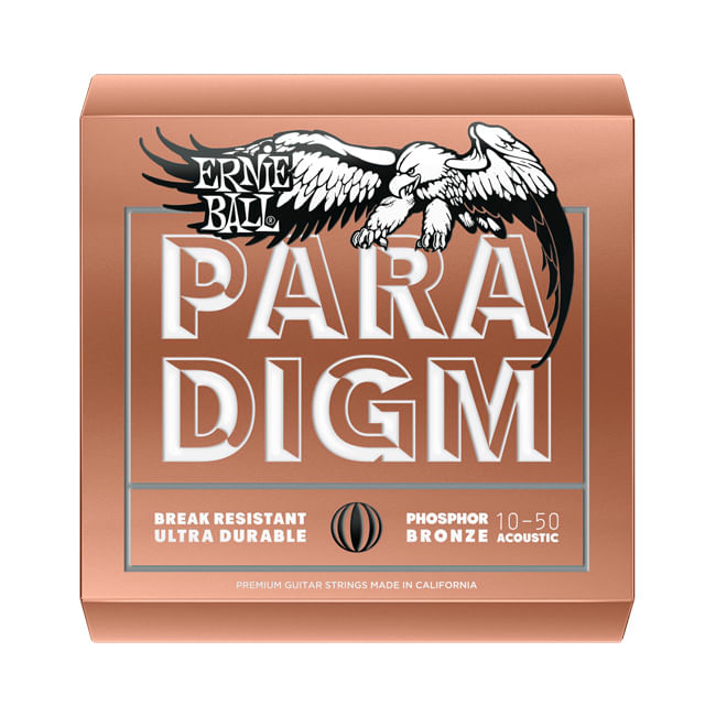 Cuerdas guitarra Ernie Ball P02080 FOLK PARADIGM EX LIGHT PHOSPHOR 10/50