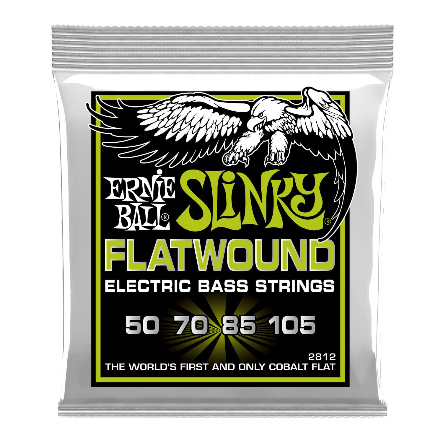 Cuerdas para bajo eléctrico Ernie Ball 50-105 Regular Slinky Flatwound P02812