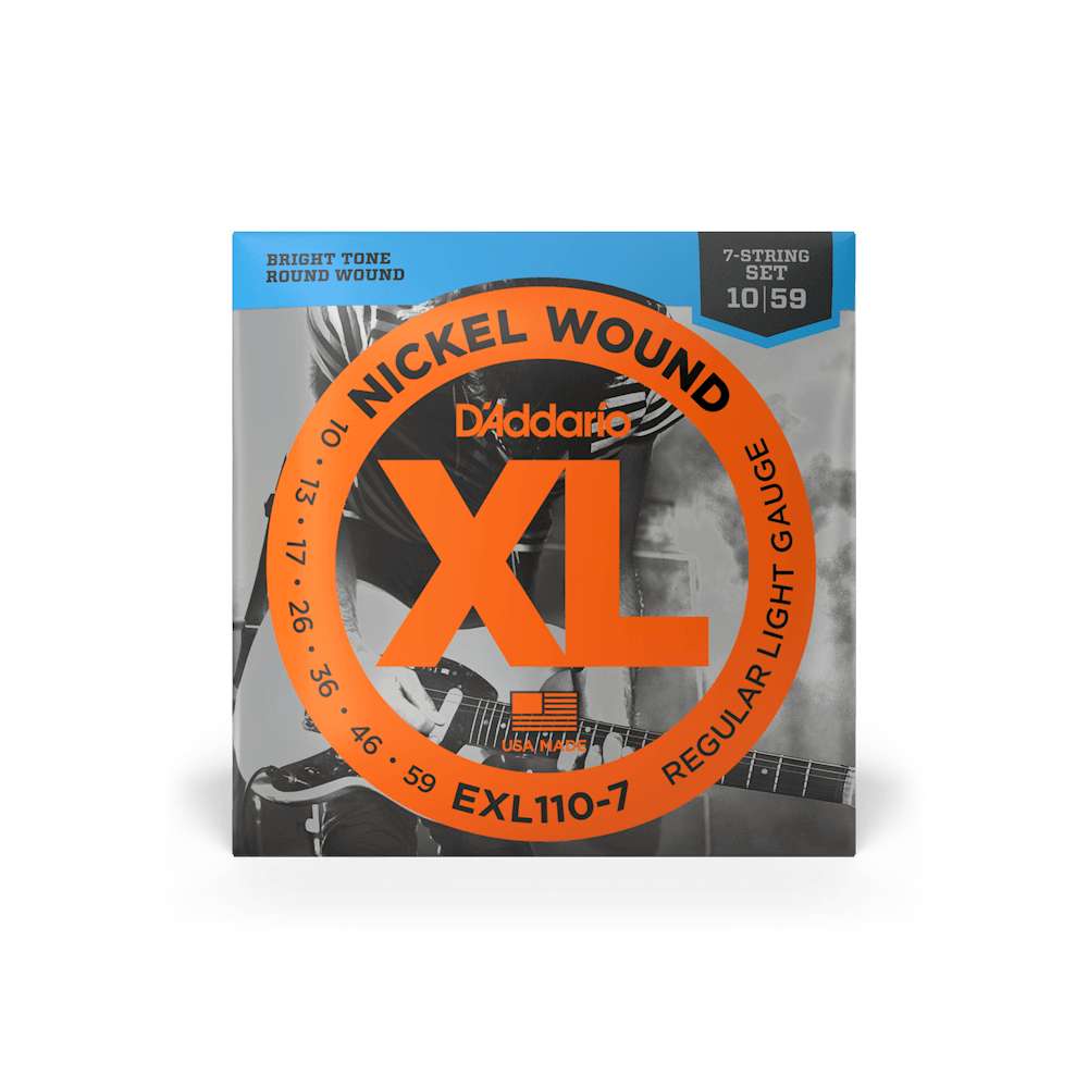 Cuerdas para guitarra eléctrica Daddario 10-59 EXL110-7
