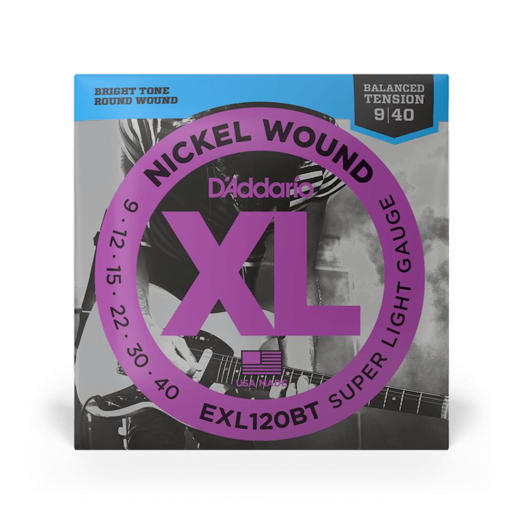 Cuerdas para guitarra eléctrica Daddario 9-40 EXL120BT