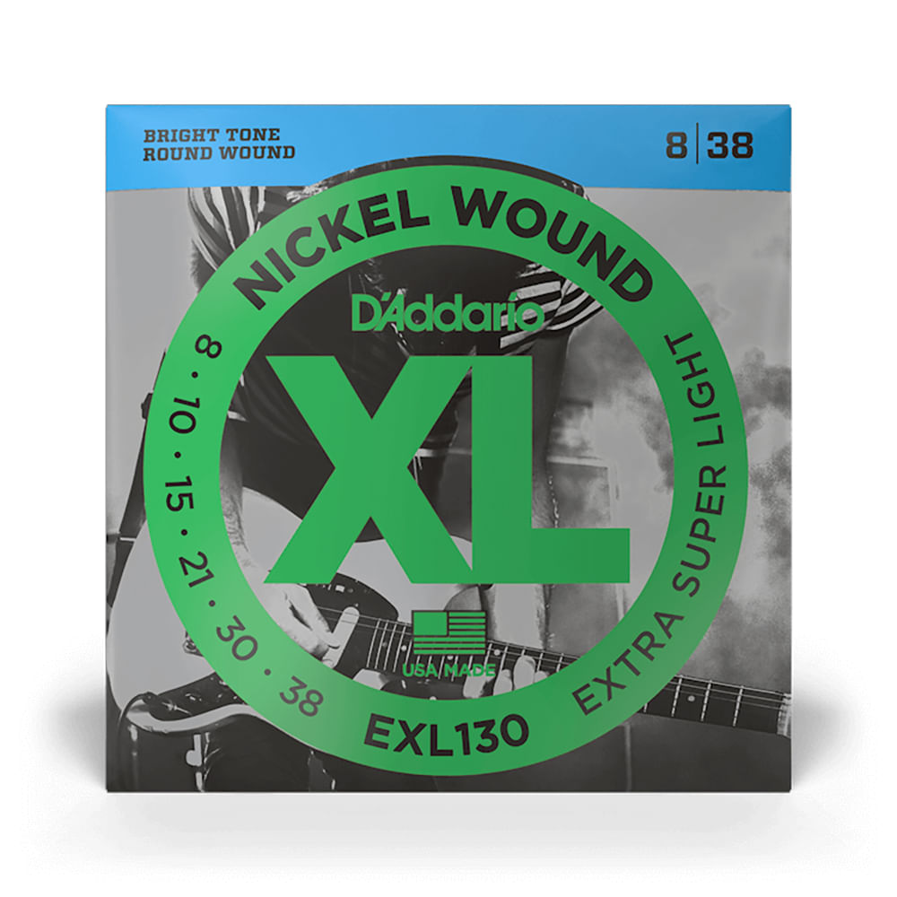 Cuerdas Para Guitarra Eléctrica Daddario EXL130 08-38
