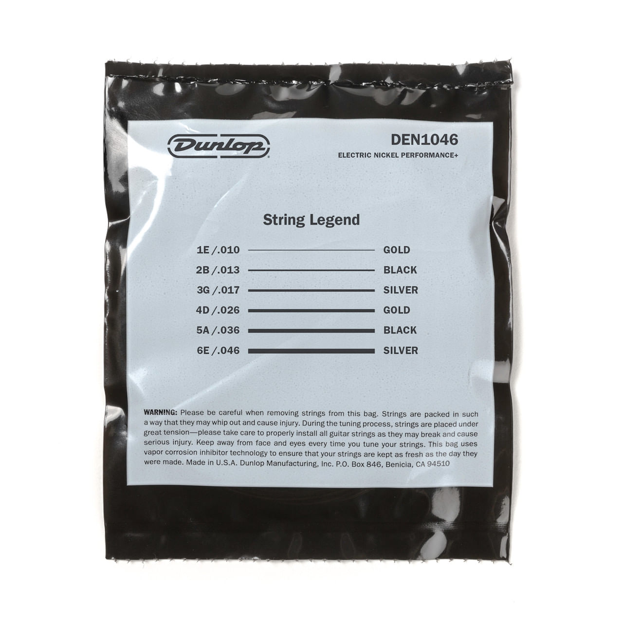 Cuerdas para guitarra eléctrica Dunlop DEN1046 10-.46 foto 3