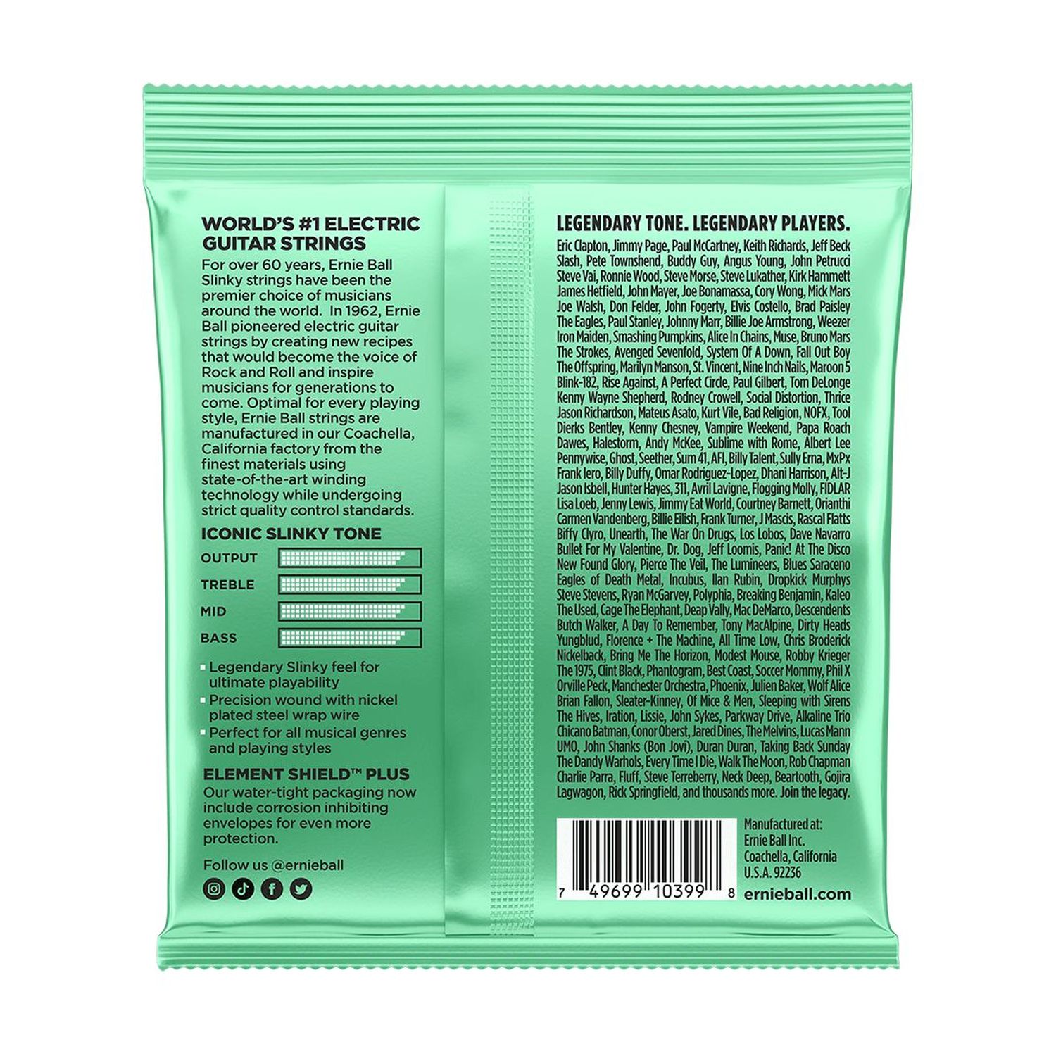 Cuerdas para guitarra eléctrica Ernie Ball 8-42 Hyper Slinky P02229 foto 2