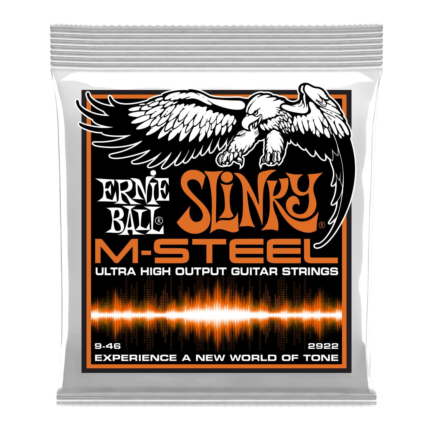Cuerdas para guitarra eléctrica Ernie Ball 9-46 Hybrid Slinky M-Steel P02922