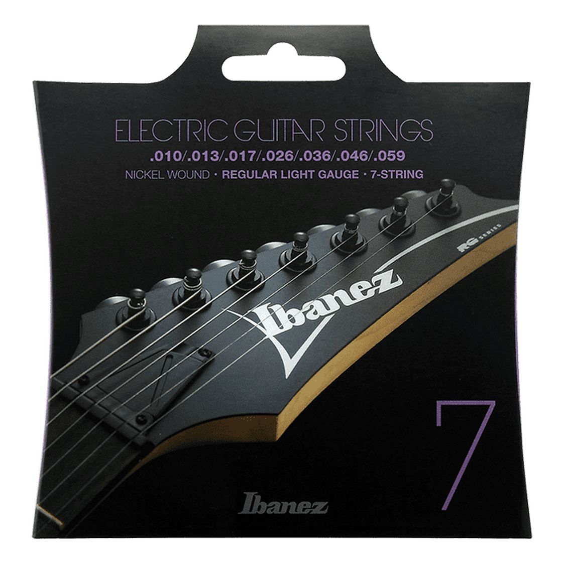 Cuerdas para guitarra eléctrica Ibanez IEGS71 7 cuerdas .010–.059