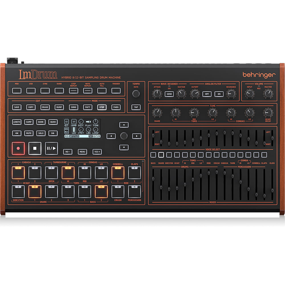 Drum Machine Con Secuenciador Behringer LM DRUM