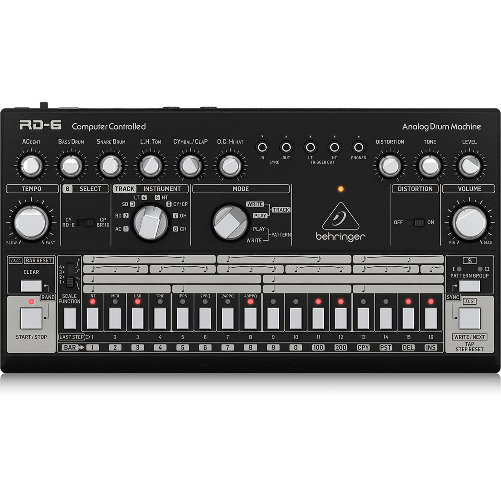 Drum Machine Con Secuenciador Behringer RD-6-BK