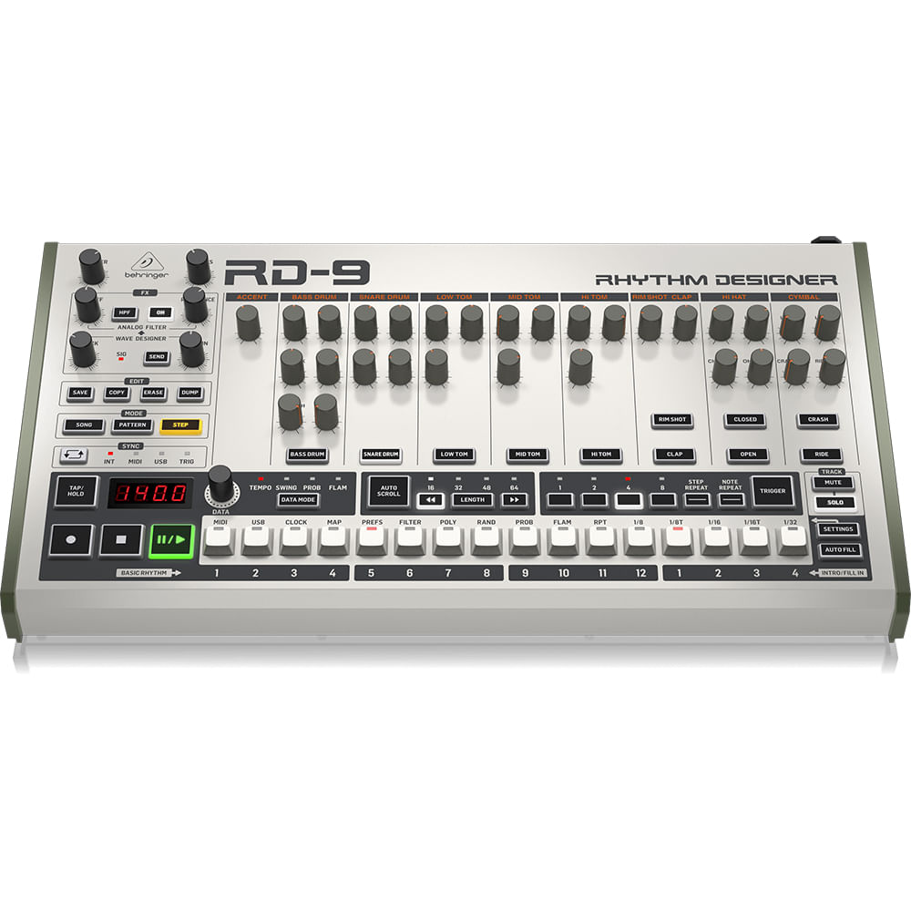 Drum Machine Híbrida Behringer RD-9