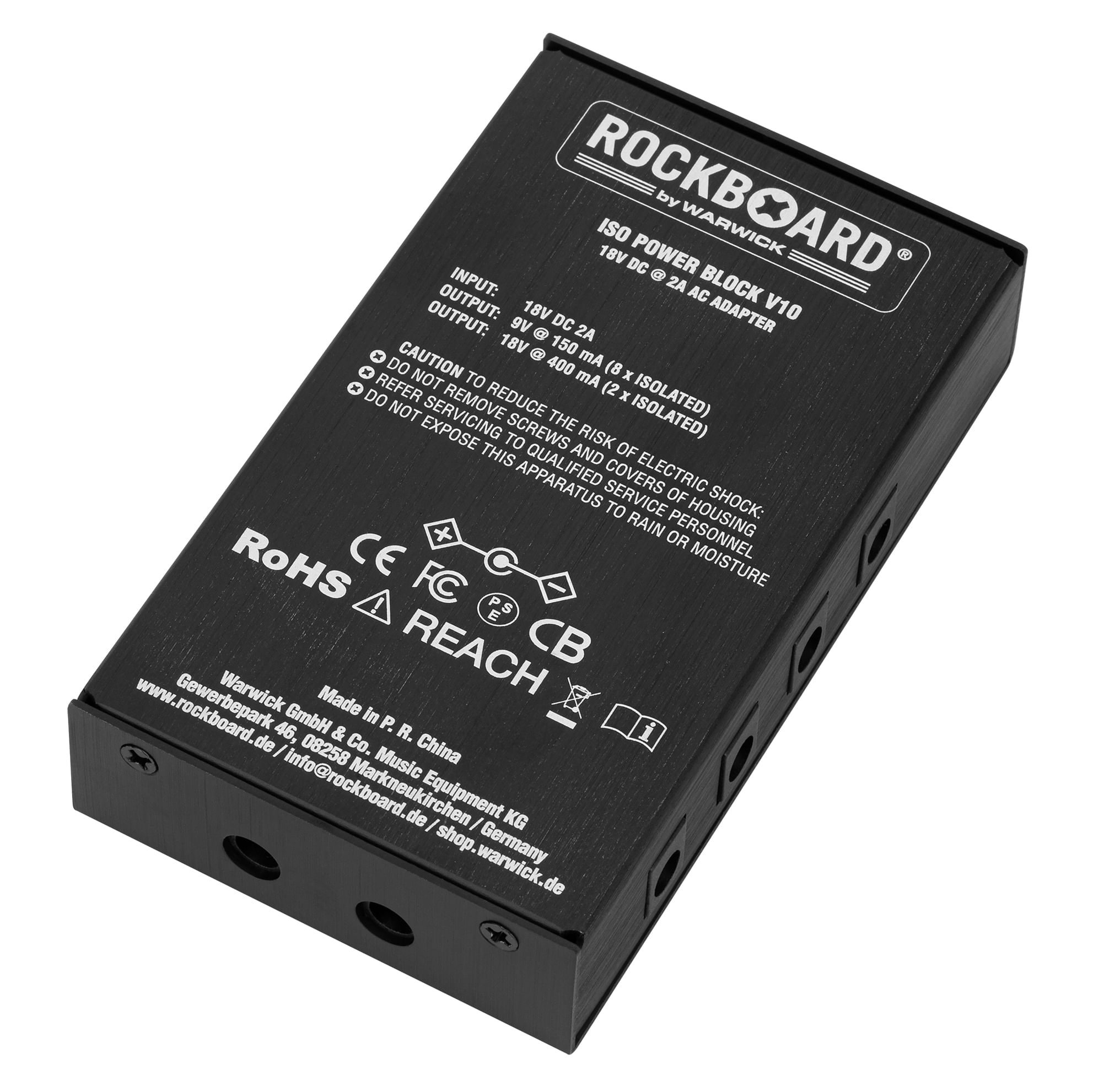 Fuente de alimentación para pedales de efecto RockBoard ISO power Block V10 foto 3