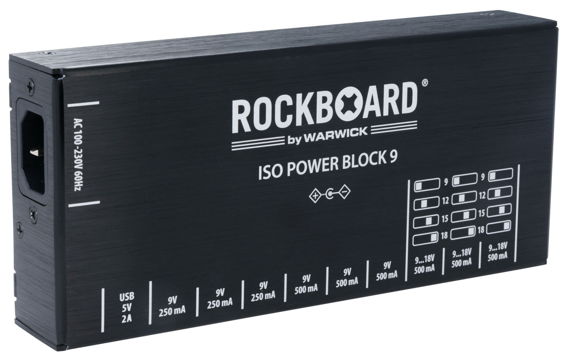 Fuente de poder Rockboard RBO Power Block ISO 9 IEC